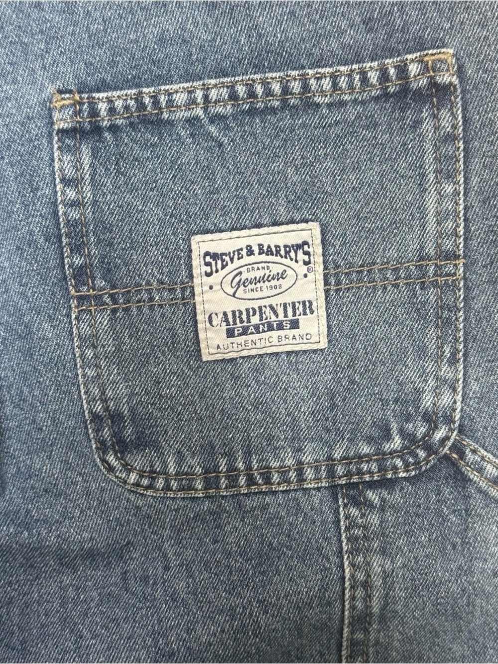 Steve & Barry's Men's Distressed Jeans
Carpenter Pants Wide Leg Measures 34x31 - Picture 9 of 9